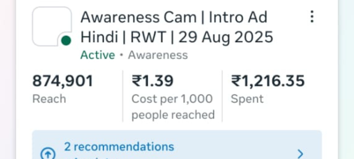 Awareness Cam | Intro Ad Hindi
