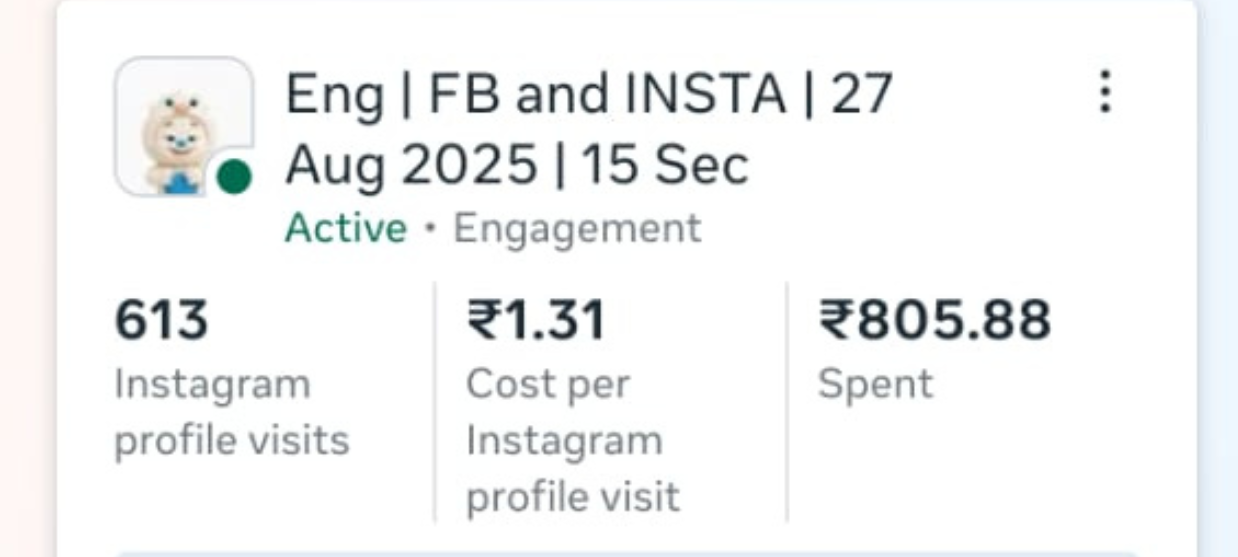 Eng | FB and INSTA | 15 Sec